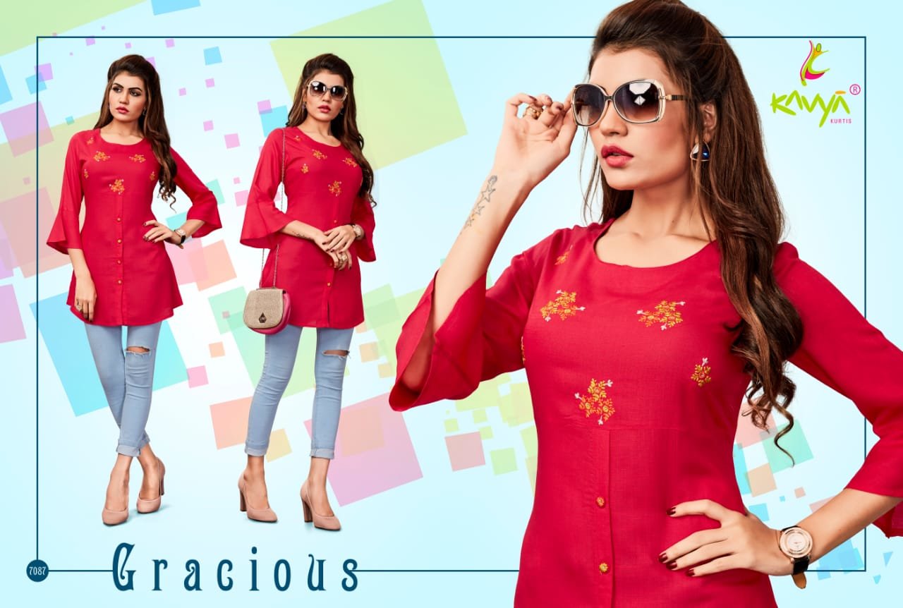 Kavya Designer Smart Lady Short Tops Catalog Kavya Designer Smart Lady Short Tops Catalog